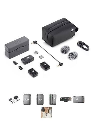 микрафон петличка: DJI Mic 2 (2 TX + 1 RX + Charging Case) — Твой идеальный звук! 🎙️ — 3