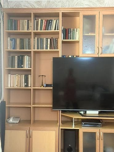 day date: Стенка-шкаф, Тип стенки-шкафа: Модульная, Для зала, Б/у, Особенности: С отделением под телевизор — 2