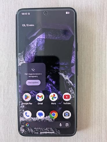 Google Pixel 8, Б/у, 128 ГБ, цвет - Черный, 1 SIM, eSIM