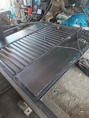 умные ворота: Металлические распашные ворота для въезда/гаража - Конструкция — 4