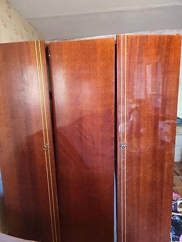 дерево мебель: Стенка-шкаф, Тип стенки-шкафа: Советская, Другое назначение, Б/у, Особенности: Для хранения посуды — 6