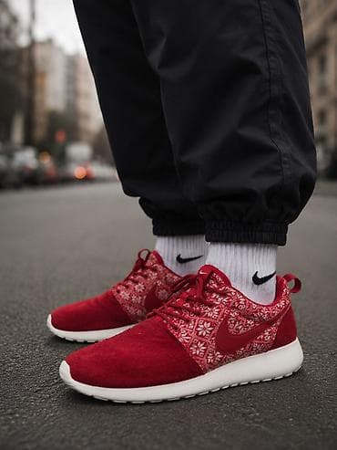 nike: Кроссовки, 42.5, Nike, Б/у, цвет - Красный, Самовывоз, Платная доставка — 1