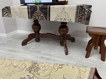 Столы и стулья для кафе: Кухонный стол и стул, цвет - Коричневый — 1