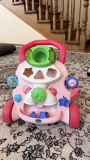 Развивающая каталка-ходунки Chicco - Модель: Chicco Baby Walker с at lalafo.kg Развивающая каталка-ходунки Chicco - Модель: Chicco Baby Walker с