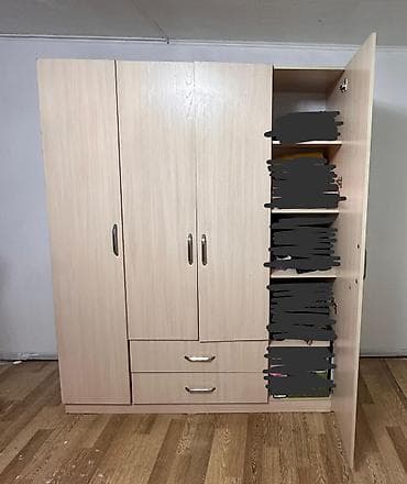 б у шкаф купе: Шифоньер, шкаф для одежды, Б/у, Прямой, ЛДСП — 1