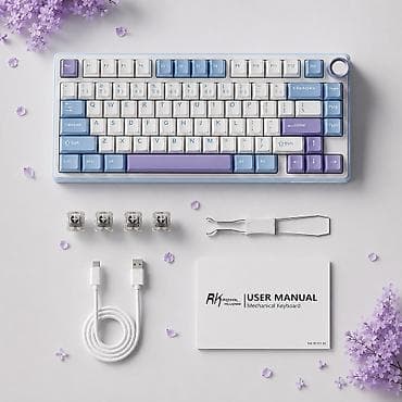 hp notebook: Клавиатура, Royal Kludge, Механическая, Проводное подключение, Размер: 75% — 3