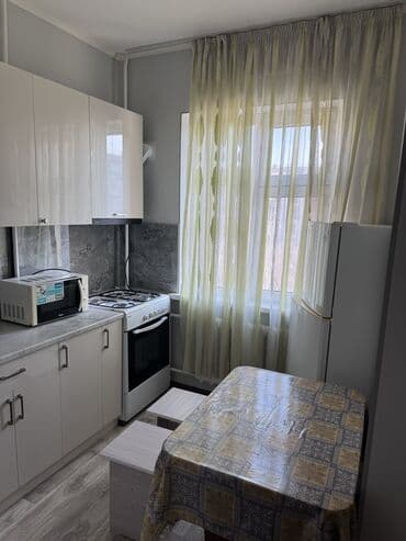 долгосрочная аренда квартира бишкек ош базар: 2 комнаты, Собственник, Без подселения, С мебелью полностью — 5