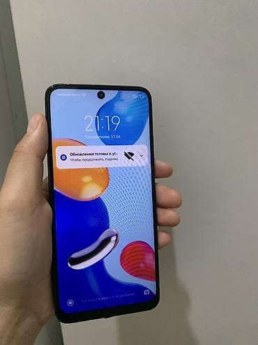 Redmi, Redmi Note 11, Б/у, 64 ГБ, цвет - Черный, 2 SIM — 2