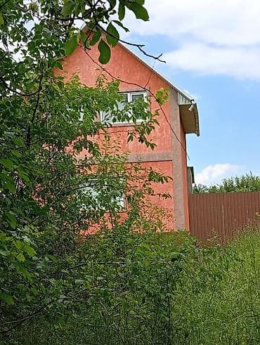 С .сокулук.(саз) участок 4сотых,40кв/м Двухэтажный дом с мансардной
