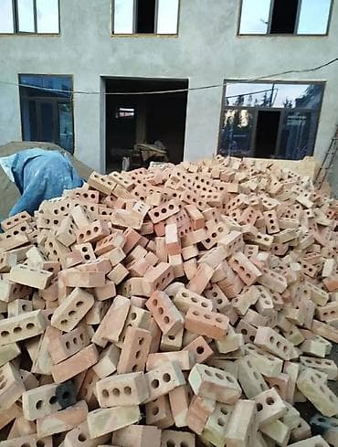 Үй жана бакча: Тешиктүү, Бышкан кирпич, Жарым блок, 250×120×88 — 3