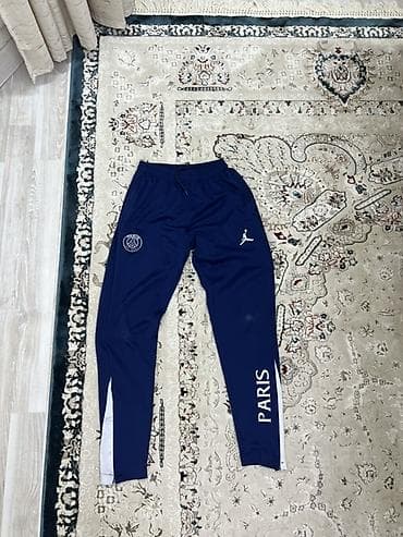 Спортивные штаны PSG x Jordan - Модель: тренировочные штаны слим-фит