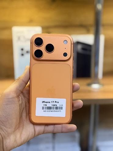 poco m6 pro: IPhone 17 Pro, Новый, 1 ТБ, Оранжевый, Зарядное устройство, Защитное стекло, Чехол, В рассрочку, 100 % — 1