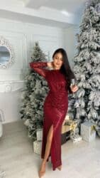 брендовые кошельки: Вечернее платье, Русалка, Длинная модель, С рукавами, S — 11