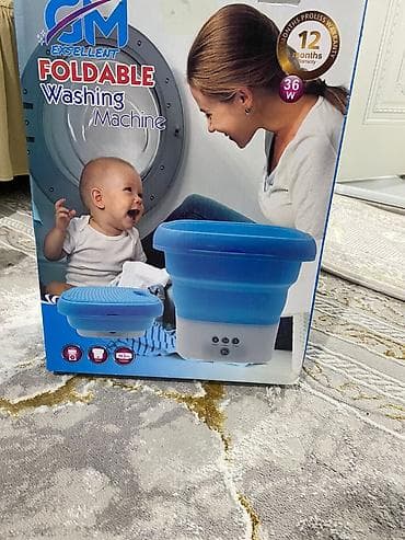 spark 2: Складная мини‑стиральная машина GM Excellent - Компактная портативная — 1