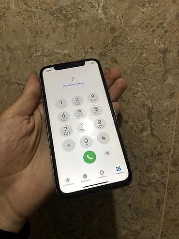 iphone 10 x: IPhone X, Б/у, 64 ГБ, Серебристый, Защитное стекло, 100 % — 3