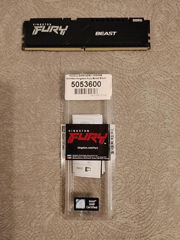 e5 2650: Оперативная память (RAM) для ПК, Б/у, Kingston, 16 ГБ, DDR5, 5600 МГц — 2