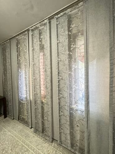 флипчарты мелово маркерная с дополнительными планками: Комплект штор, С вышивкой, Готовое изделие, Для зала — 1