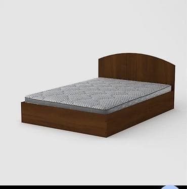 Полутороспальные кровати: Полутороспальная кровать, Материал каркаса: ЛДСП, длина - 200 см, Ширина: 120 см — 1