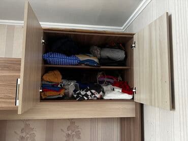 кровать двухъярусная бу: Детская гарнитура, Б/у, Для мальчика, цвет - Бежевый, Самовывоз — 3