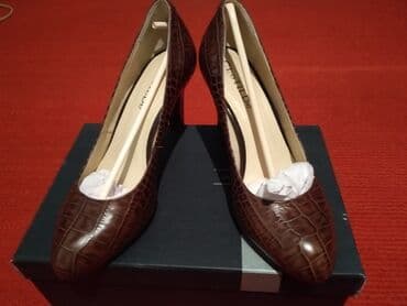 second hend: Коричневые кожаные туфли фирмы CLoTILDe. Б/у обувала 1 раз. В — 2