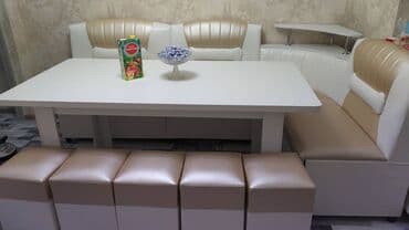 бытовая мебель кухонный гарнитур кокшетау: Кухонный гарнитур, Новый, цвет - Бежевый, ДСП, Платная доставка, Бесплатная доставка — 3