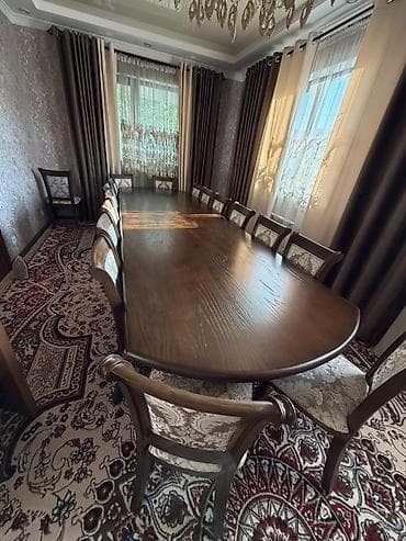 small table: Стол и стул для зала, Б/у, Самовывоз, цвет - Коричневый — 4