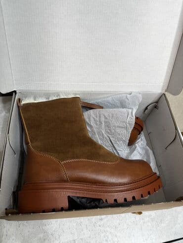 сапоги зимние женские натуральная кожа натуральный мех распродажа: Зимние женские ботинки/полусапоги - Материал верха: замша в тёплом — 2