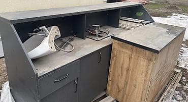 Детская мебель: Кухонный шкаф, Б/у, Напольный, С мойкой, Дерево — 6