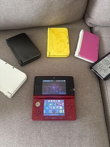 deco e4: Old Nintendo 3DS (red metallic), идеальное состояние, родной кузов — 1