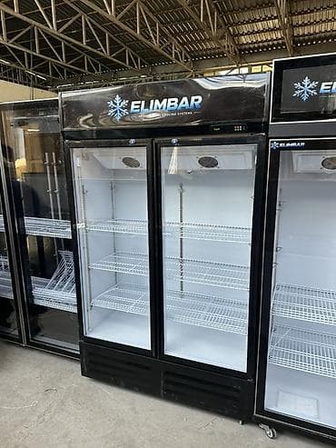Витринный холодильный шкаф ELIMBAR с двумя стеклянными распашными