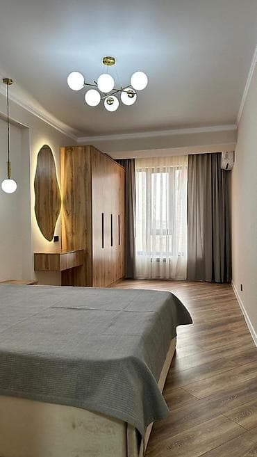 бишкеке квартира: 2 комнаты, 55 м², Элитка, 6 этаж, Дизайнерский ремонт — 5