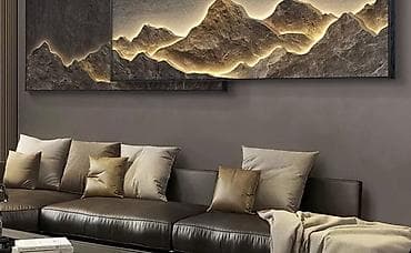 Картины и портреты: Настенная панель с подсветкой «Горный пейзаж» Скоро в наличии — 2