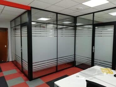 айнек эшик: Профессиональное тонирование стеклянных поверхностей для офисов и — 15