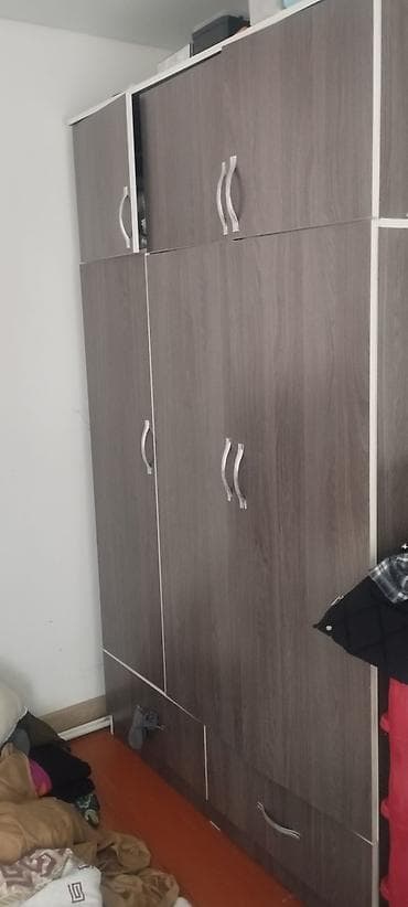 Офис эмереги: Шифоньерлер, кийидер үчүн шкафтар, Түз, ЛДСП — 1