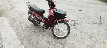 скутер покрышка: Скутер-мопед классической компоновки (step-through), бордовый цвет — 2