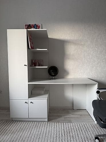sofa bed: Детская гарнитура, Б/у, Для девочки, Для мальчика, цвет - Белый — 3