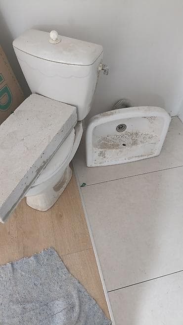 унитаз мойка: Унитаз Напольный, Материал: Керамика — 1