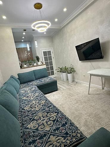 115: 2 комнаты, 47 м², Асанбай мкр Элитка, 3 этаж, Евроремонт — 1