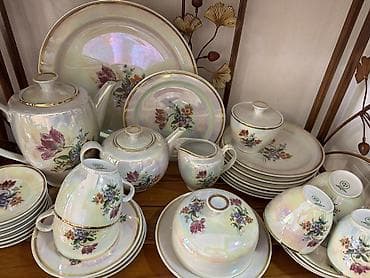 Посуда: Новый чайно-кофейный сервиз «Мейсенский букет» производства ГДР — 4