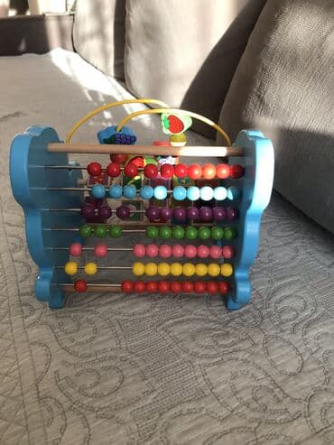 развивающие игрушки из дерева для детей: Развивающая игрушка из дерева. Состояние отличное, без единой поломки — 1