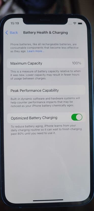 ТВ и видео: IPhone 12, Новый, 256 ГБ, Синий, Кабель, Коробка, 100 % — 4