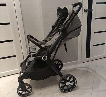 ручной калеска: Прогулочная коляска серого цвета - Легкая компактное сложение. - — 5