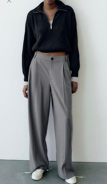 Личные вещи: Брюки Классические, Осень-весна, Новый, S, M — 1