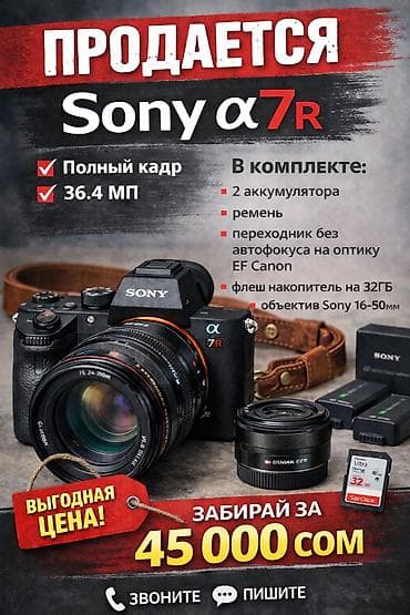 nikon 7200: Беззеркальная полнокадровая камера sony a7R (первого поколения) 36.4 — 1