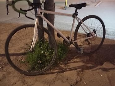 fixed gear: Городской/шоссейный велосипед с жесткой вилкой и рулем-бараном — 1