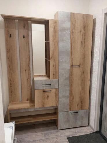 прихожка фото: Гарнитур для прихожей, Новый, Вешалка, Зеркало, Комод, В рассрочку, ДСП, Бесплатная доставка — 9