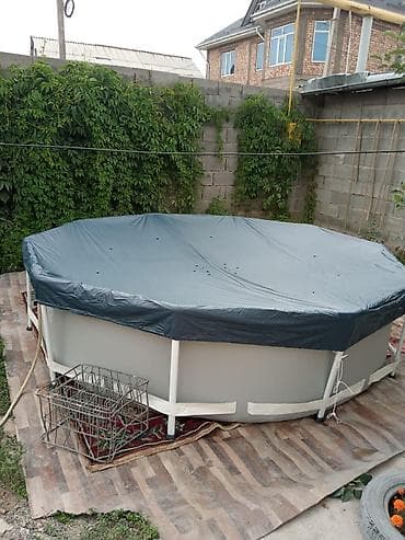 Каркасный круглый бассейн для дачи/двора. - Тип: разборный каркасный