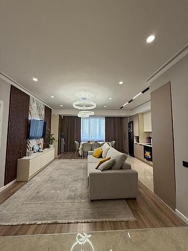Недвижимость: 3 комнаты, 108 м², Джал мкр (в т.ч. Верхний, Нижний, Средний) Элитка, 11 этаж, Свежий ремонт — 2
