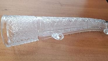 Изделия из резного Чешского хрусталя: - Хрустальный рог для