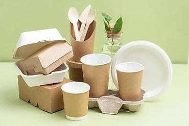Одноразовая посуда в ассортименте: - бумажные,пластиковые, алюминиевые